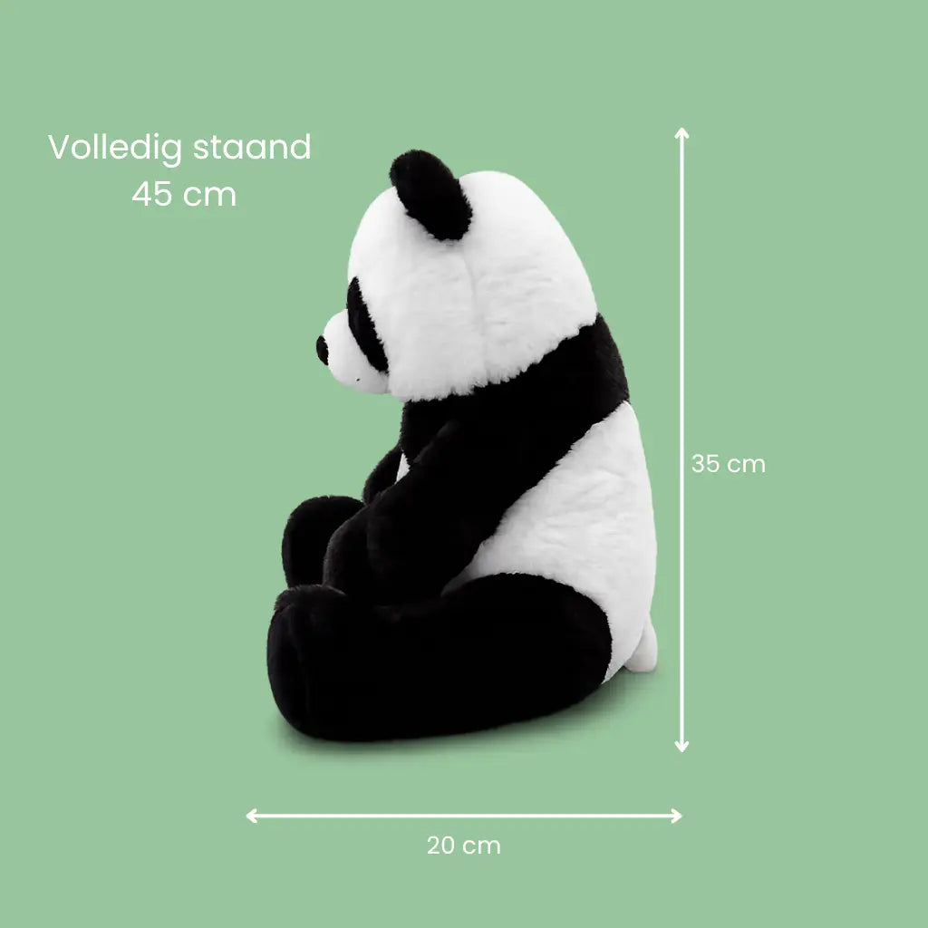 Huggle Buddy Panda Verzwaringsknuffel (2kg) afmetingen