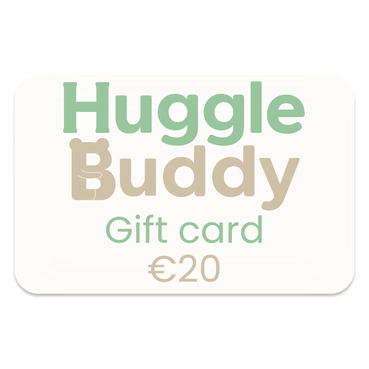 Huggle Buddy Cadeaukaart 20 euro